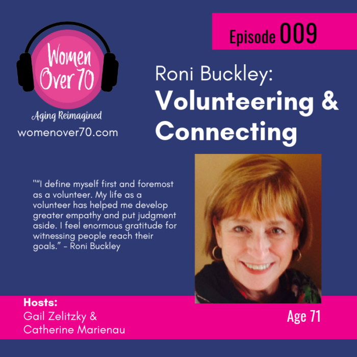 009 Roni Buckley: Volunteering and Connecting