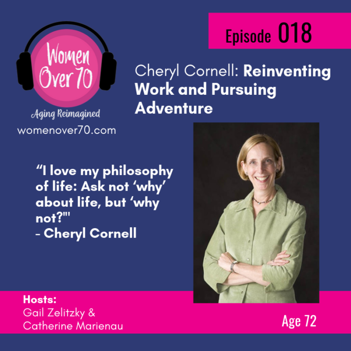 018 Cheryl Cornell: Reinventing Work and Pursuing Adventure