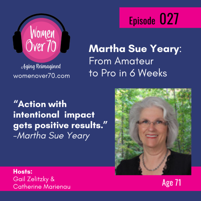 027 Martha Sue Yeary: From Amateur to Pro in 6 Weeks