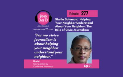 277 Shelia Solomon: Helping Your Neighbor Understand About Your Neighbor: The Role of Civic Journalism
